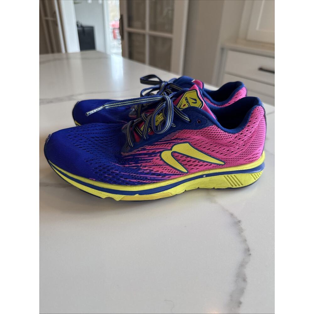 Newton Gravity 10 Athletic Running Sneakers Shoes Blue Pink Women’s Sz 8